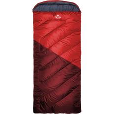 Teton Sports Celsius XXL 0F Degree Sleeping Bag All-Weather Sleeping Bag for Adults Camping Made Easy and Warm. Compression Sack Included, Ruby