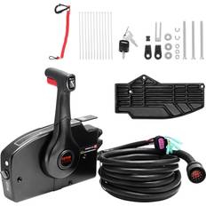 Parti del motore della barca VEVOR Boat Throttle Control, 881170A13 Side-Mounted Outboard Remote Control Box for Mercury PT 4-Stroke, Marine Throttle Control Box with Power Trim S