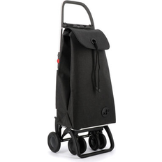 Shoppingvagnar ROLSER I-Max Tweed 4 Wheels, 2 Swiveling, Foldable - Black