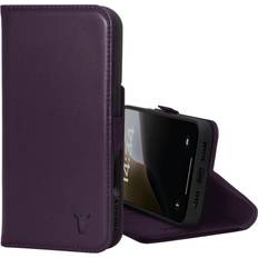 Apple iPhone 11 Pro Max Wallet Cases Torro iPhone 16 Pro Max Leather Wallet Case Purple