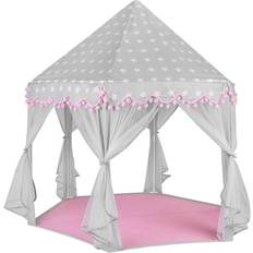 Kruzzel Children's Tent Gray and Pink 23476