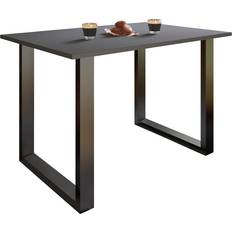 Möbler Ebuy24 XonaU 140x80 Antracit Svart Matbord