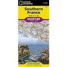 Livres Southern France: Protected Areas, Points of Interest, Detailed Road Network and Town Location Index National Geographic Adventure Travel Map Europe, Band 3314 (Geheftet)