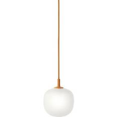 Orange Pendant Lamps Muuto Rime Ø12 cm Orange Pendant Lamp 11.9cm