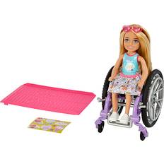 Barbie Chelsea kørestolsdukke assorteret