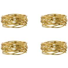House Doctor 4-Pack Golden Napkin Ring 4pcs