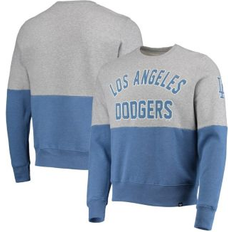 '47 Jackets & Sweaters '47 Men's '47 Heathered Gray/Heathered Royal Los Angeles Dodgers Two-Toned Team Pullover Sweatshirt