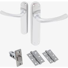 Palace Lever On Backplate Door Handle Set - Polished Chrome IH-LEAPAL.CP.LP