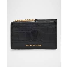 Monederos y Llaveros Michael Kors Empire Small Zip Card Case - Negro