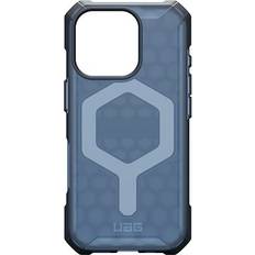 UAG Urban Armor Gear Essential Armor MagSafe Case Backcover per cellulare Apple iPhone 16 Pro Blu, Trasparente Compatibile con MagSafe