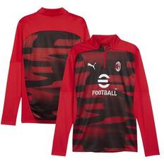 Jackets & Sweaters Puma PUMA Adult AC Milan 2024 Red Prematch Quarter-Zip Jacket, Men's