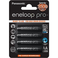 Panasonic Panasonic BK-3HCCE4BE Eneloop Pro AA High Capacity Ni-MH Pre-Charged Rechargeable Batteries Pack of 4