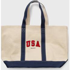 Beige - Unisex Totes & Shopping Bags Sporty & Rich USA Tote Bag men Tote Shopping Bags beige in size:ONE SIZE