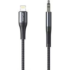 Kablar AWEI Lightning Till Aux Kabel Jack 3.5 CL-116L Svart