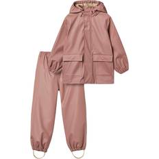 Wheat Kid's Ola U Seler Rain Set - Dusty Lilac