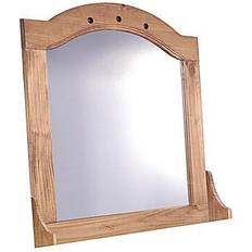 Heartlands Mirror Vanity Make-Up Top Desk Large Corona Waxed Light Pine Dressing Table