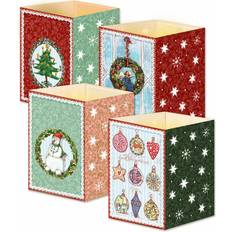 Coppenrath Mini advent lantern cards 16.6.x 11.5 sent flat fold into lantern with envelope