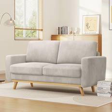 ScanMod Design Oliver Modern Corduroy 2 Seater Sofa