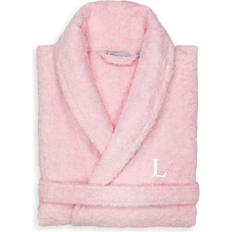 Solid Colors Sleepwear Linum Home 100% Turkish Cotton Personalized Terry Bath Robe Pink L/XL