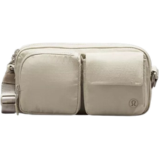 Unisex - Water Resistant Handbags Lululemon Multi Pocket Crossbody Bag 2.5L - Raw Linen