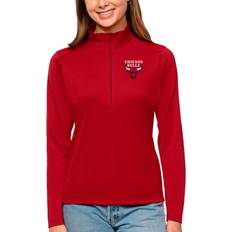 Antigua Chicago Bulls Tribute Half-Zip Top Women's