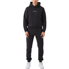 Lange Ärmel Jumpsuits & Overalls boohooMAN Man Signature Boxy Hooded Tracksuit - Black