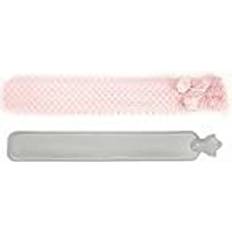Plastic Heat Bottles Gift Decor Pink Plastic Hot Water Bottle 2L