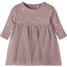 1-3M Robes Name It Robe de jour Fille - Rose