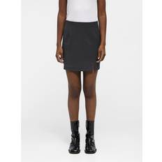 Object Tailored Mini Skirt With Notch Front - Gray