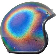Dmd Retro Rainbow Jethjälm röd
