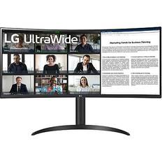 Monitors LG 34WR55QC-B 34" QHD VA Curved Monitor