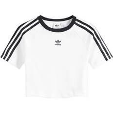 Donna - XXL Magliette Adidas 3-Stripes Baby Tee Women - White