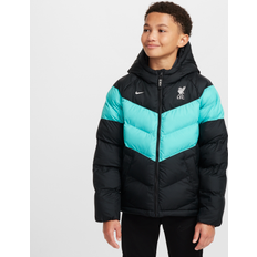 Liverpool Nike Down Fill Jacke Schwarz Kinder