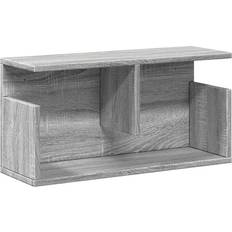 30.0 cm Wandkasten vidaXL Wandkast 60 x 20 x 30 cm Bewerkt Hout Grijs