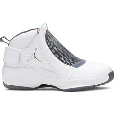 Nike Patent Leather Trainers Nike Air Jordan 19 Retro Flint 2019 M - White/Chrome/Flint Grey