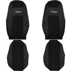 F-Core Elegance FX14 Black Bilsätesskydd Svart Mönstrad Konstläder Fram