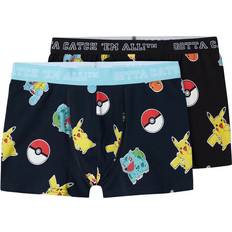 Svarte Boksershorts Name It Black Asgar Pokemon Boxer Shorts 2-Pack Noos 122-128