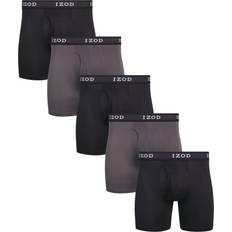 Izod Performance Boxer Briefs with Mesh - Black/Magnet/Black