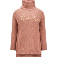 Moncler Enfant Strickkleid - Altrosa/Beige