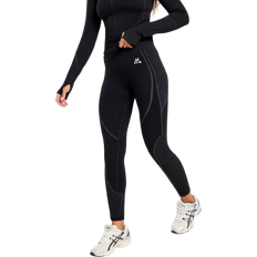 Elastane/Lycra/Spandex - Women Tights & Stay-Ups Montirex Women's Sculpt Seamless Tights - Black