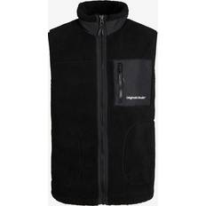 Man - Polyester Kleding Jack & Jones Jorvesterbro Bodywarmer Zwart/Wit