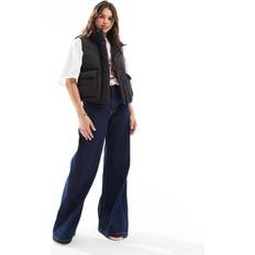 Levi's Dame Veste Levi's Western Bubble Sort dyne-giletvest-Black