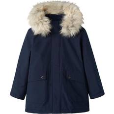 Name It Winterjacken Name It Water Repellent Parka Coat - Dark Sapphire (13235514)