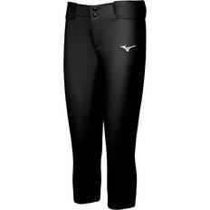 Mizuno Women's Belted Stretch Softball Pants Black, Wmn Team Sprt Top/Bttm