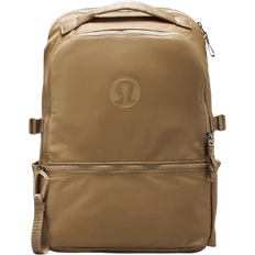 Lululemon New Crew Backpack 22L Logo - Artifact/Raw Linen