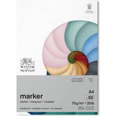 Winsor & Newton Skitse- & Tegneblok Winsor & Newton Marker Paper White A4 75g 50 sheets