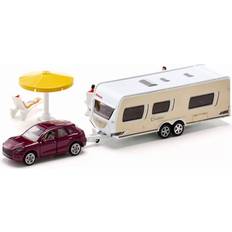 Metall Spielsets Siku Car with Caravan 2542