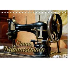 Calvendo Grandma's Sewing Machines A5 Landscape Desk Calendar 2025