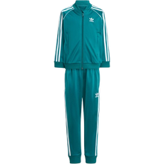 Adidas Girls Tracksuits Adidas Kid's Adicolor SST Tracksuit - Teal