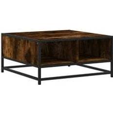 vidaXL Engineered Wood Smoked Oak Coffee Table 60.5x60.5cm